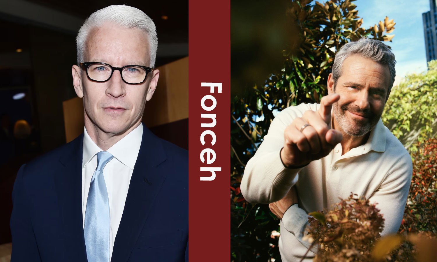 Anderson Cooper and Andy Cohen