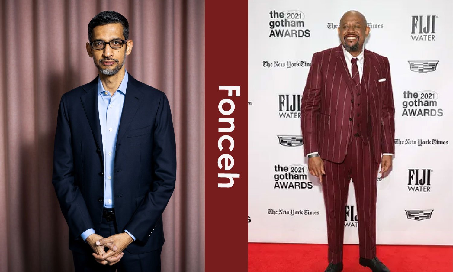 Sundar Pichai and Forest Whitaker
