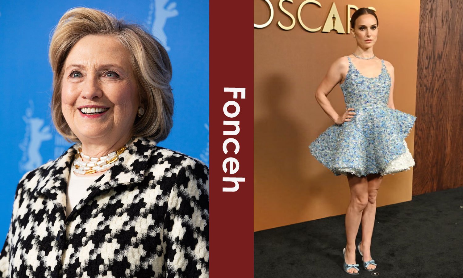 Hillary Clinton and Natalie Portman